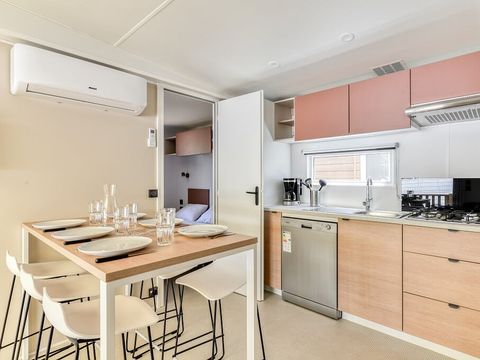 MOBILHOME 6 personnes - Mobil-home | Premium | 3 Ch. | 6 Pers. | Terrasse Lounge | Clim.