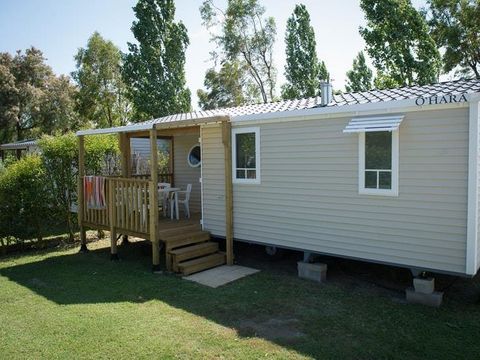 Mobilhome 4 personnes - TV + PLANCHA - Côté Oasis