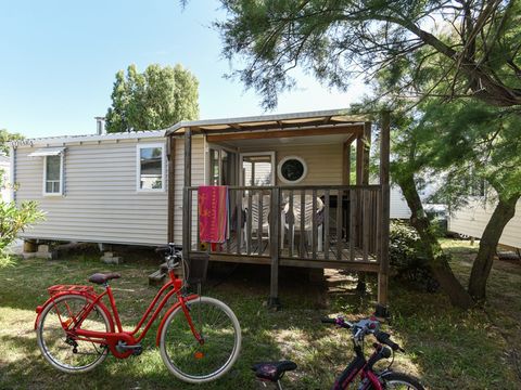 MOBILHOME 4 personnes - TV + PLANCHA - Côté Oasis
