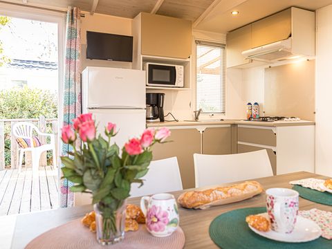 MOBILHOME 6 personnes - 3 Chambres, TV + CLIM