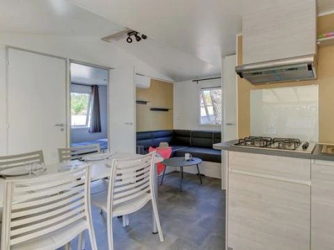 Mobilhome 4 personnes - Mobil-home | Comfort XL | 2 Ch. | 4 Pers. | Terrasse surélevée | Clim.