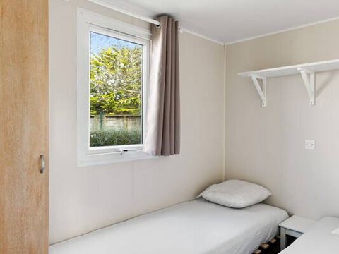 MOBILHOME 6 personnes - Classique | 3 Ch. | 6 Pers. | Terrasse surélevée | 1 SDB | Clim. | TV