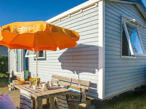 MOBILHOME 4 personnes - Comfort | 2 Ch. | 4 Pers. | Terrasse simple | Clim. | TV
