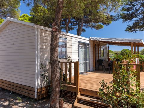 MOBILHOME 6 personnes - Comfort XL | 2 Ch. | 4/6 Pers. | Terrasse surélevée | Clim. | TV