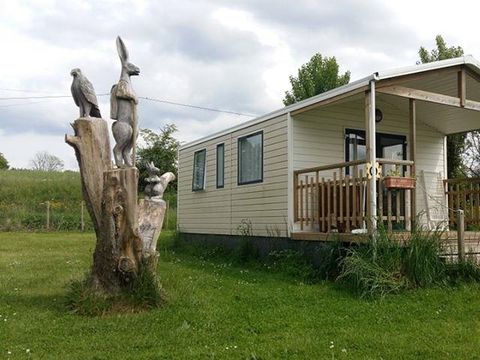 Mobilhome 4 personnes - Panama 32m² - 23m² +9m² de terrasse - 2 chambres