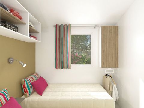 MOBILHOME 6 personnes - Mobil home Malaga 38m² (30m² + terrasse de 8m²)- 3 chambres 6 pers