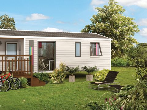 MOBILHOME 6 personnes - Mobil home Malaga 38m² (30m² + terrasse de 8m²)- 3 chambres 6 pers