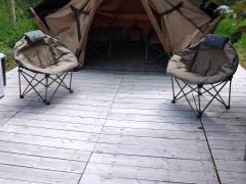 TENTE 2 personnes - Tente Bivouac - 1 pièce -Terrasse 24m2 1/2 pers