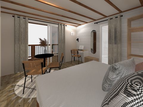 MOBILHOME 2 personnes - Cottage Signature | 1 Chambre