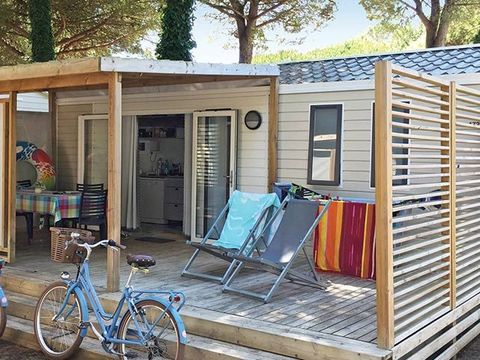 Mobilhome 6 personnes - Mobil-home Select TV LV Barbecue - 3 Chambres - 6 personnes