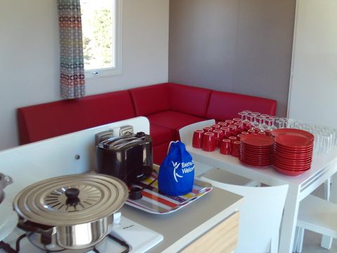 MOBILHOME 6 personnes - O HARA 40 m² 3 chambres 2 wc / 2 salle de bains