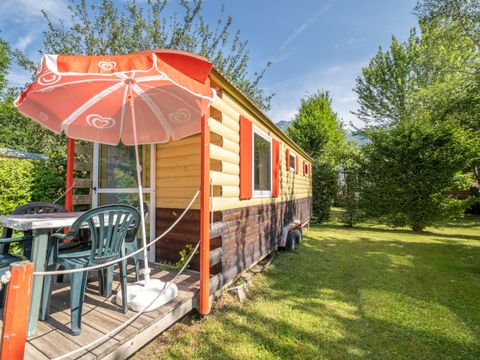 HÉBERGEMENT INSOLITE 4 personnes - Roulotte, sans sanitaires 20 m²