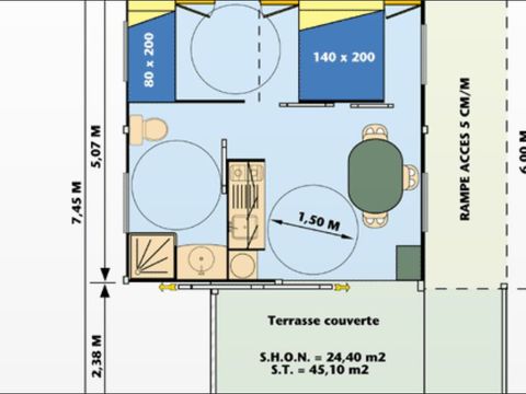 CHALET 3 personnes - Cosy Classic PMR