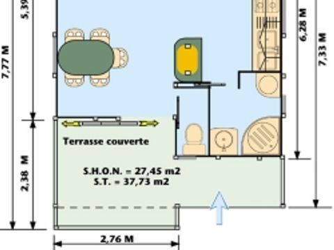 CHALET 5 personnes - Pavillon Classic 30m²