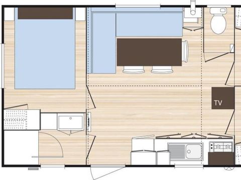 MOBILHOME 6 personnes - Mobil home Ciela Confort  - 3 chambres