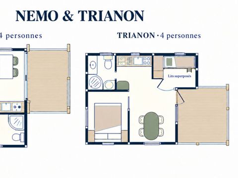 Chalet 4 personnes - GITOTEL NEMO ET TRIANON