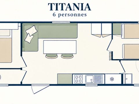 Mobilhome 6 personnes - TITANIA