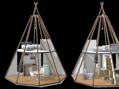 HÉBERGEMENT INSOLITE 4 personnes - Tipi