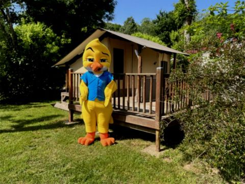 TENTE TOILE ET BOIS 2 personnes - Randonneur - Sans sanitaires - Animaux Interdits