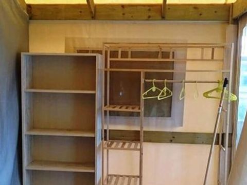 TENTE TOILE ET BOIS 5 personnes - Sahari - Arrivée samedi sans sanitaire - Animaux Interdits