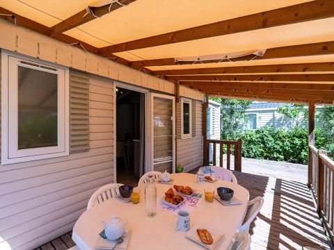 MOBILHOME 4 personnes - Pack Classique 3 Pièces 4 Personnes Climatisé