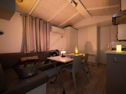 MOBILHOME 4 personnes - Pack Classique Zone Premium Garden 3 Pièces 4 Personnes Climatisé