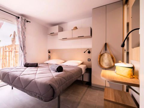 MOBILHOME 5 personnes - Pack Privilège Zone Premium Garden 3 Pièces 4/5 Personnes Climatisé + TV