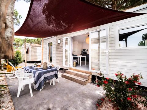 MOBILHOME 5 personnes - Pack Privilège Zone Premium Garden 3 Pièces 4/5 Personnes Climatisé + TV