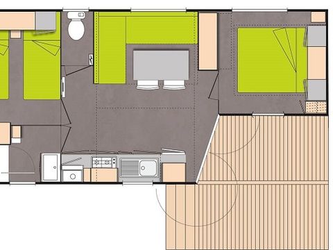 MOBILHOME 4 personnes - OPHEA