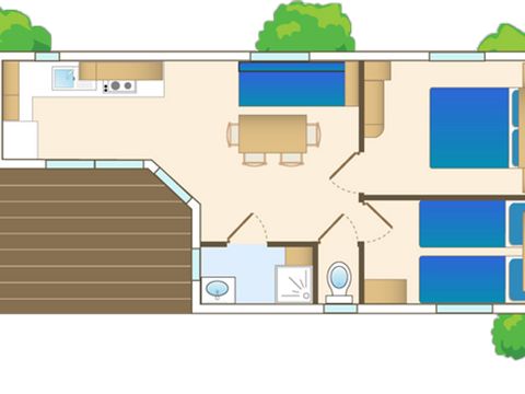 MOBILHOME 4 personnes - Soléo