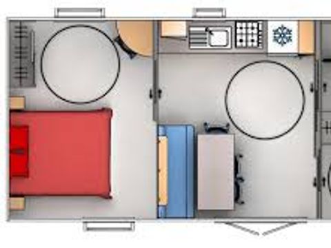 MOBILHOME 4 personnes - PETIT MATELOT