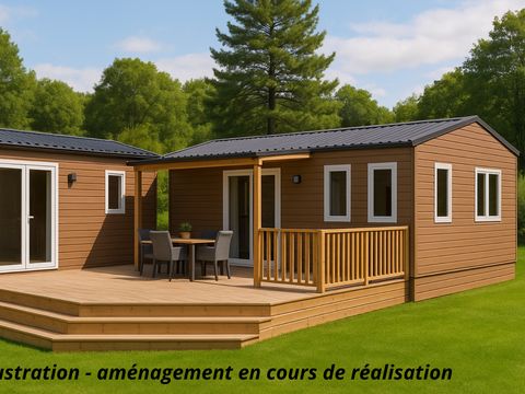 MOBILHOME 8 personnes - Sunêlia Prestige "Les Valleuses" 8 pers. 4 ch. 3 sdb.