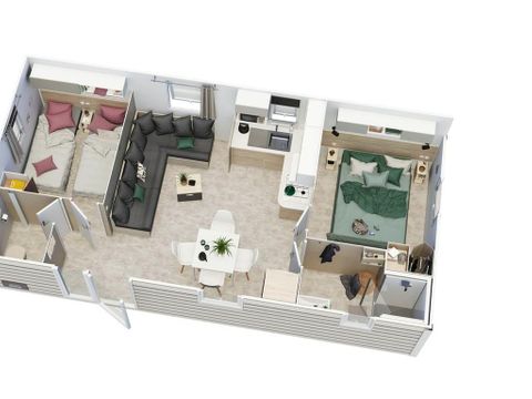 MOBILHOME 4 personnes - AZALE