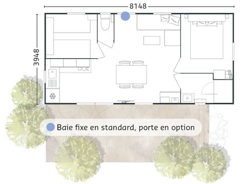 MOBILHOME 4 personnes - 2 chambres BAHIA