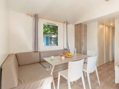 MOBILHOME 6 personnes - Comfort | 3 Ch. | 6 Pers. | Terrasse surélevée | 1 SDB | Clim