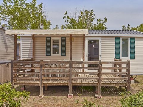 MOBILHOME 6 personnes - Comfort XL | 2 Ch. | 4/6 Pers. | Terrasse surélevée | Clim.