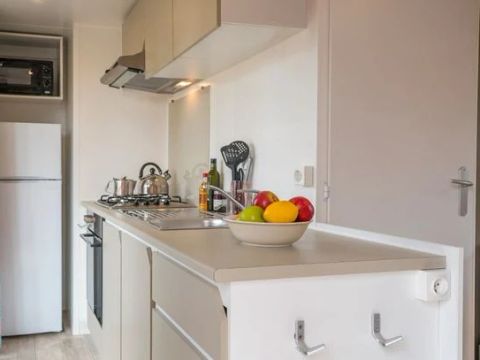 MOBILHOME 6 personnes - Premium | 3 Ch. | 6 Pers. | Terrasse Lounge | Clim.