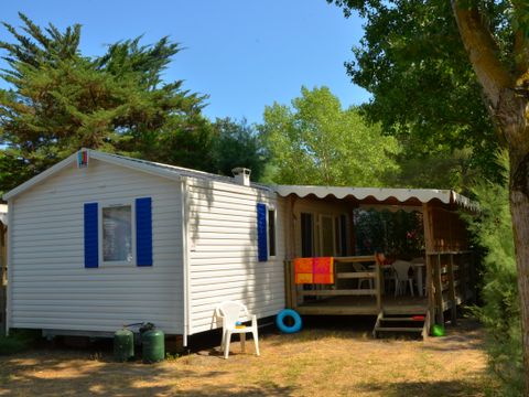 MOBILHOME 6 personnes - Mobil Home 2 ch 4/6 pers Terrasse semi-couverte sans Clim