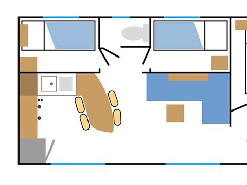 MOBILHOME 6 personnes - VISIO