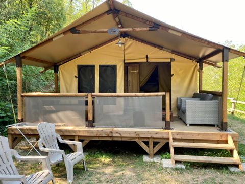 Tente en toile et en bois 5 personnes - SAFARI