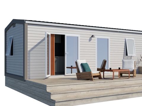 MOBILHOME 5 personnes - Premium - 2ch - terrasse couverte - CLIM + TV