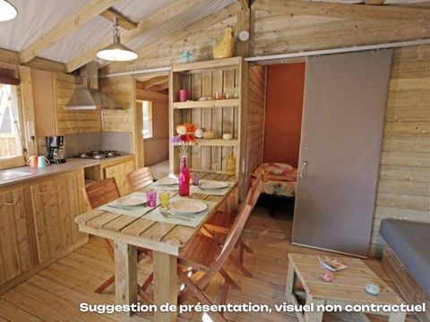 MOBILHOME 4 personnes - CosyFlower Premium 38m² - 2 chambres + terrasse couverte + TV + Draps + Serviettes