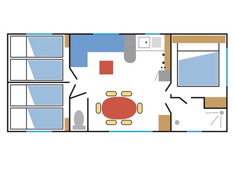 MOBILHOME 6 personnes - LOFT
