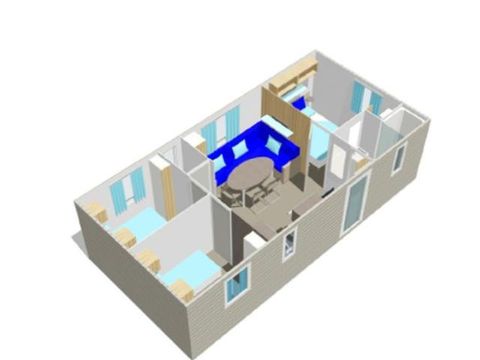 MOBILHOME 6 personnes - Bermude