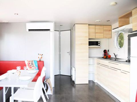 MOBILHOME 4 personnes - Mobil-Home Safari Classic 3 Pièces 4 Personnes Climatisé + TV
