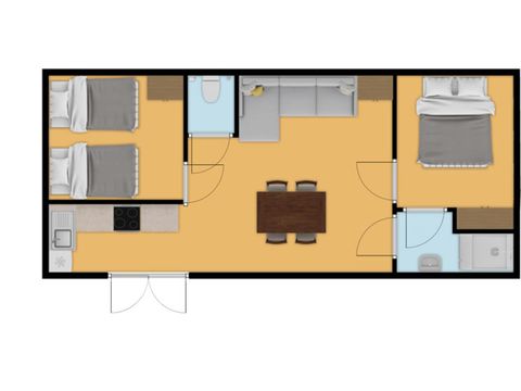 MOBILHOME 4 personnes - St. Aygulf