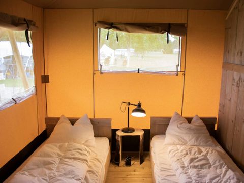 Tente en toile et en bois 4 personnes - Tente safari Fréjus, 2 chambres