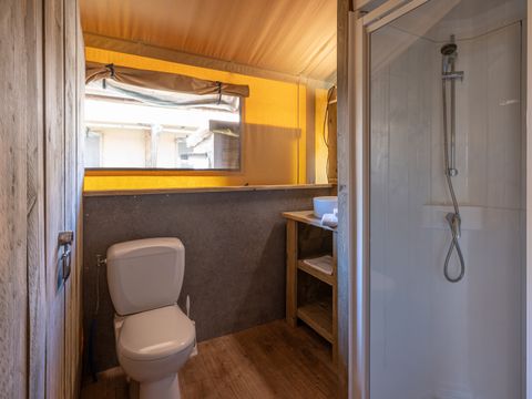 Tente en toile et en bois 6 personnes - Tente safari Grimaud