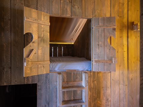 Tente en toile et en bois 6 personnes - Tente safari Grimaud