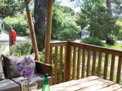 Tente en toile et en bois 4 personnes - Tente safari Fréjus, 2 chambres